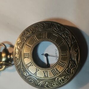 Vintage Style Gold Pocket Watch NWOT
